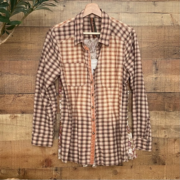 ARATTA (Anthro) Western Button Up Blouse👀LOOK AT THE BACK - Picture 8 of 15